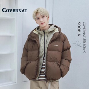 【秀彬同款】COVERNAT韩国羽绒服2025新款加厚保暖冬季鸭绒外套