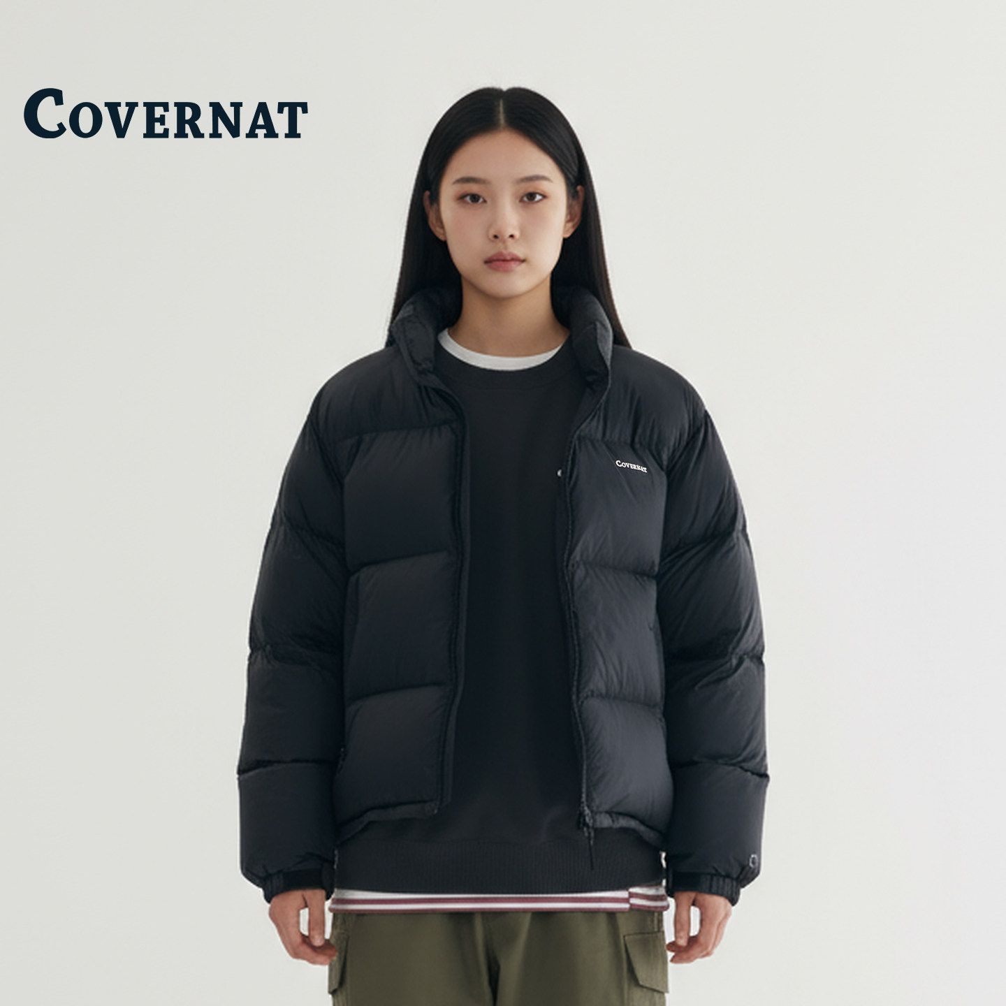 COVERNAT韩国加厚保暖羽绒服