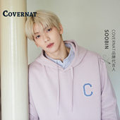 秀彬同款 COVERNAT韩国卫衣女款 2025新款 长袖 连帽韩系纯棉卫衣