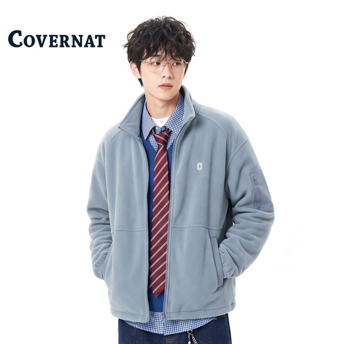 秀彬同款COVERNAT韩国薄款夹克男