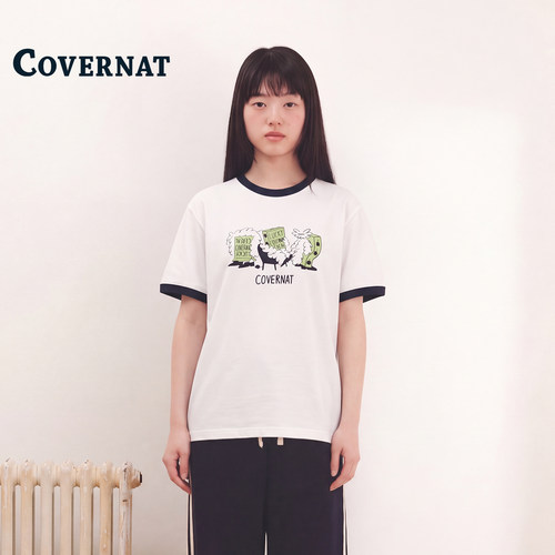 COVERNAT男女同款潮牌短袖