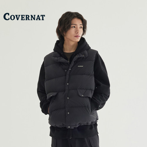 COVERNAT韩国羽绒马甲高级感叠穿