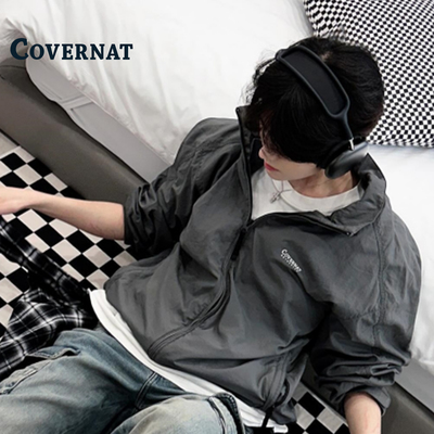 COVERNAT韩系早秋外套宽松运动