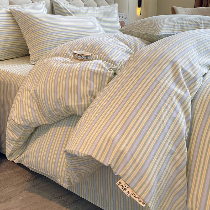 加厚磨毛被套单件全棉被罩150x200单双人200x230被单三件套冬