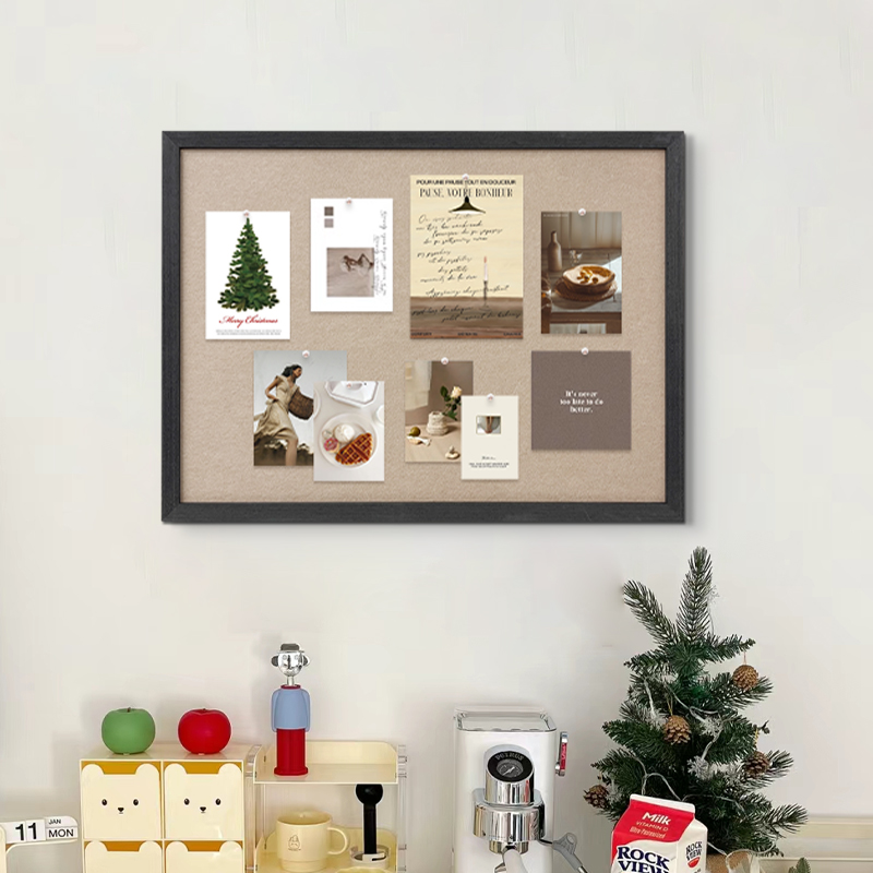 毛毡留言板挂墙记事板软木墙板家用挂式墙面装饰展示板便利贴公告