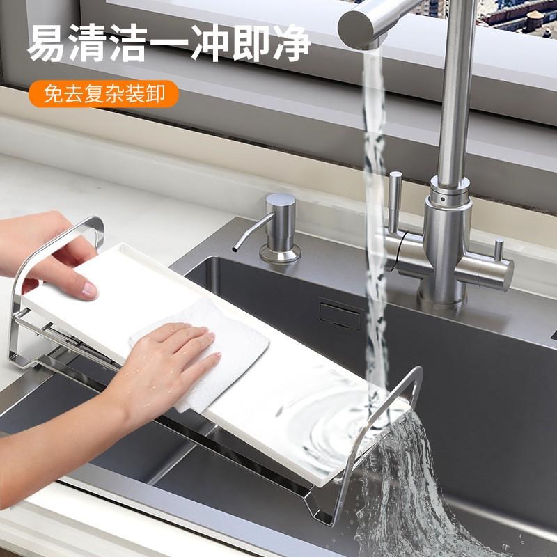 碗碟收纳架不锈钢沥水碗盘架抽屉柜内沥碗架厨房橱柜碟子盘子收纳