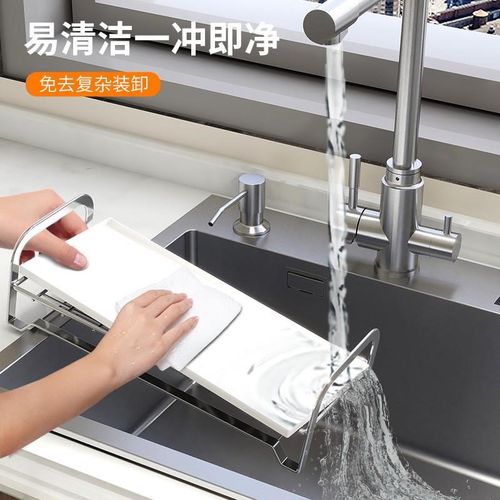 碗碟收纳架不锈钢沥水碗盘架抽屉柜内沥碗架厨房橱柜碟子盘子收纳