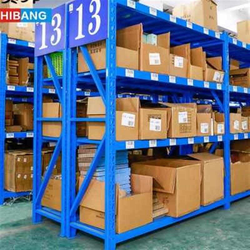 新款货架仓库货架多层重型仓储货架置物架家用中型展示架铁架子