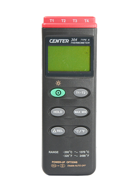 CENTER-304高精度数字四通道测温仪进口数显四路温度计表检测试仪