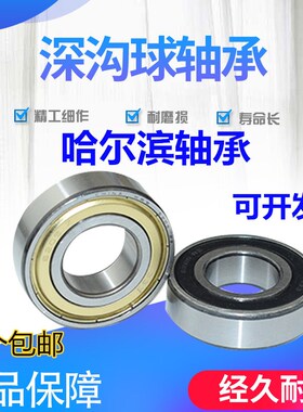 HRB哈尔滨深沟球轴承6005 6006 6007 6008 6009 6010-2Z/RZ/ZZ/RS