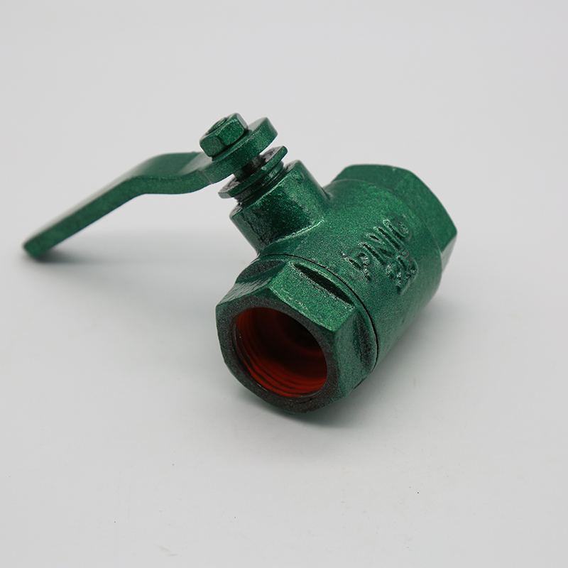 球阀铸铁烤漆绿色铁阀门内螺纹水开关4/6分铁DN15/20/25/32/40/50