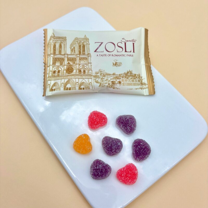 ZOSLI混合口味果汁软糖结婚喜糖高颜值婚糖网红休闲小零食糖果