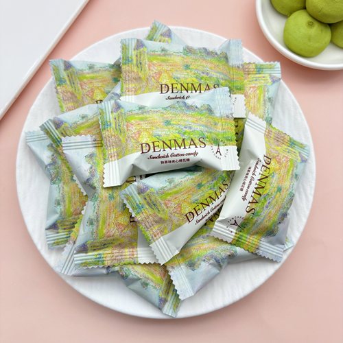 DENMAS丹玛仕抹茶味夹心棉花糖
