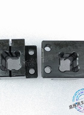 RCX11铝合金底座用支架方孔支柱固定夹支座支柱底座方孔CLQBM钢制