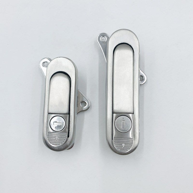 AB303-1前门锁304不锈钢302配电柜配电箱锁弹跳平面基业把手锁