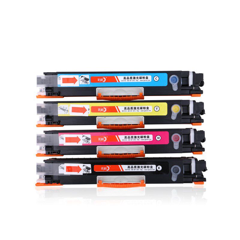 彩格适用hp350a硒鼓粉盒 HP130A M177FW CF350A M176n易加粉硒鼓