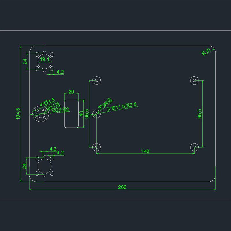 3D打印机 2X复制器 铝合金加热床底板 升级z轴支架 8mm光轴版