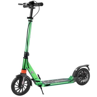 儿童青少年成人滑板车双刹双减震氧化铝合金踏板车滑板代步工具