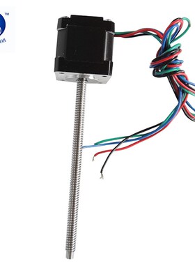 NEMA17 42mm 机身34mm 1.8度 4根线 直线步进电机 丝杠电机