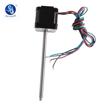 NEMA17 42mm 机身34mm 1.8度 4根线 直线步进电机 丝杠电机