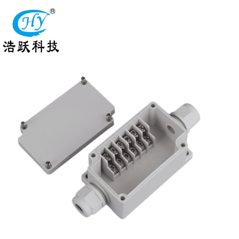 防水端子接线盒 分线盒带端子 IP67 ABS/PC螺钉式分线盒工厂直发