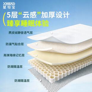 适用于25款小鹏MONA M03专用车载后排睡垫后备箱床垫床车上睡