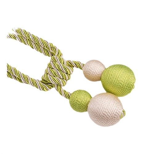 厂家直销 新款窗帘绑绳流苏吊球 窗帘挂球吊穗现货