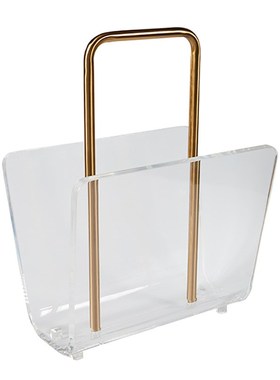 亚克力透明书架书房书立摆件酒店售楼处软装饰品X形书架收纳摆设