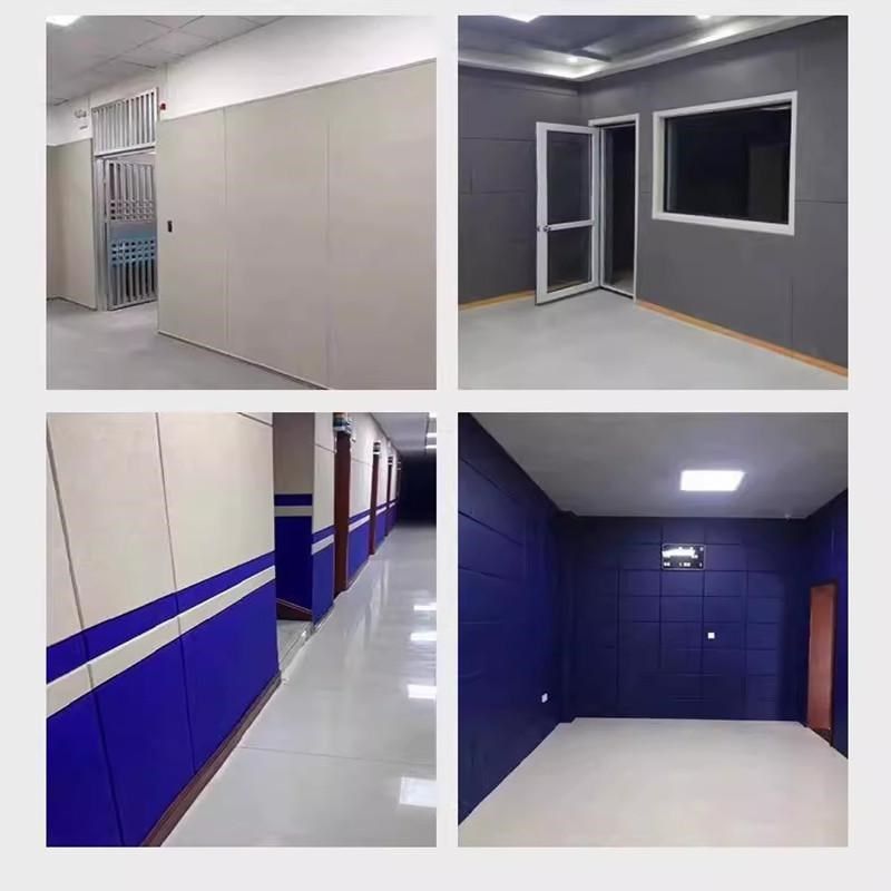 布艺软包吸音板影院会议室询问室墙面阻燃防撞玻纤皮革软包吸音板