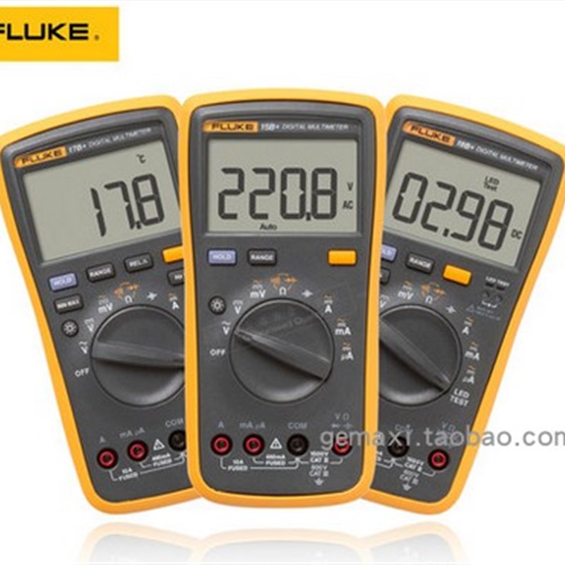 FLUKE福禄克数字万用表FLUKE15B+ 17B+ 18B+ 12E+ 101 106 107表
