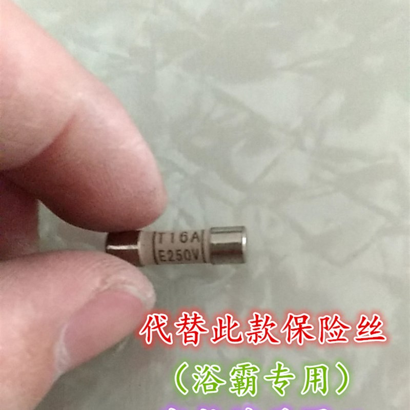 欧普浴霸暖风机专用陶瓷保险丝管T16A 50C进口E250V T20A安5*20mm