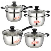 不钢奶锅小儿汤锅小蒸锅迷你加厚婴辅食煮ZZB15热牛奶锈锅不粘奶