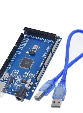 MEGA2560 R3 改进版 CH340G 配数据线 开源开发板