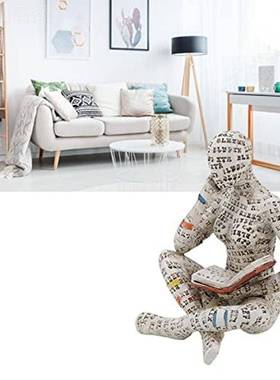 eading 书womGJTan读书的女人纸浆树塑模摆件脂摆件架装饰R树脂美