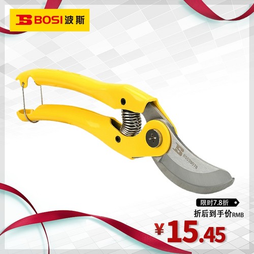 波斯工具 不锈钢树枝剪 园艺剪刀修枝剪粗树枝剪修花剪刀花木