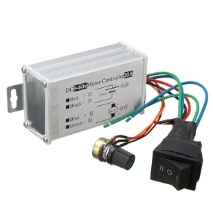 20A 正反转 DC调速器12V24V36V48V60V脉宽马达驱动器PWM控制板