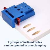 3斜孔打眼 孔开孔器丰器森修打孔机家具XK XK孔 3木工斜定位器打装