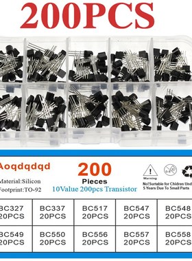 200PCS TO-92系列晶体管套装 10种规格每种各20只 BC327-BC558