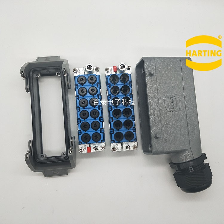 HARTING气动连接器PCFS-4.0 6.0 6孔模块12芯气针WAIN 哈丁航插