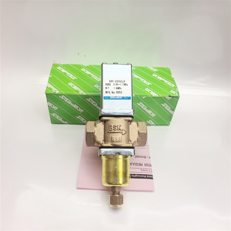 原装日本鹭宫压力式制水阀AWR-2006GLW水冷冷凝压力调节阀器水阀