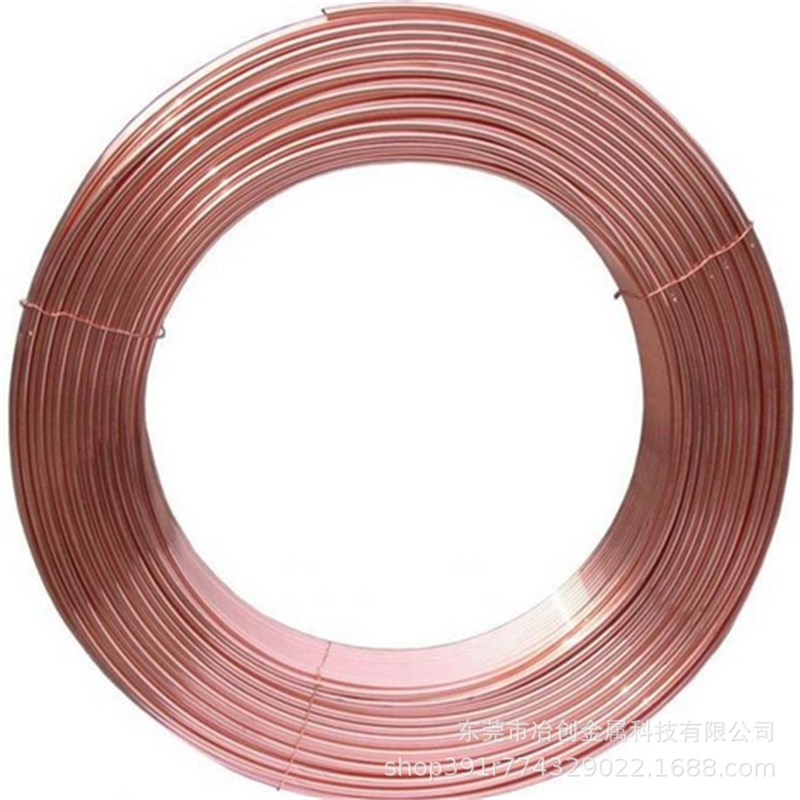 TP2大口径紫铜管159*2 168*3 R410A冷媒铜管 河南薄壁红铜管
