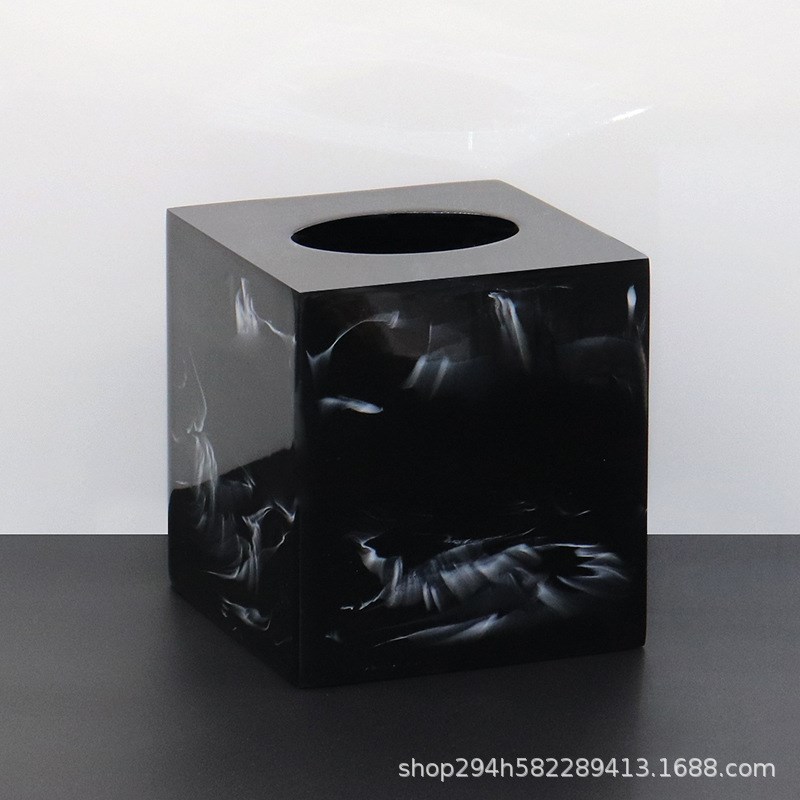 树脂纸巾盒欧式家用卷纸盒酒店汽车载纸抽盒创意礼品广告卫生洗漱