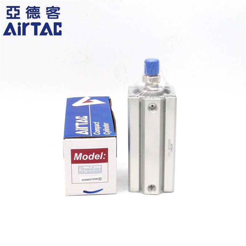 SDAS40带磁 原装亚德客薄型气缸SDA40X5X10X15X20X30X40X50X75-S
