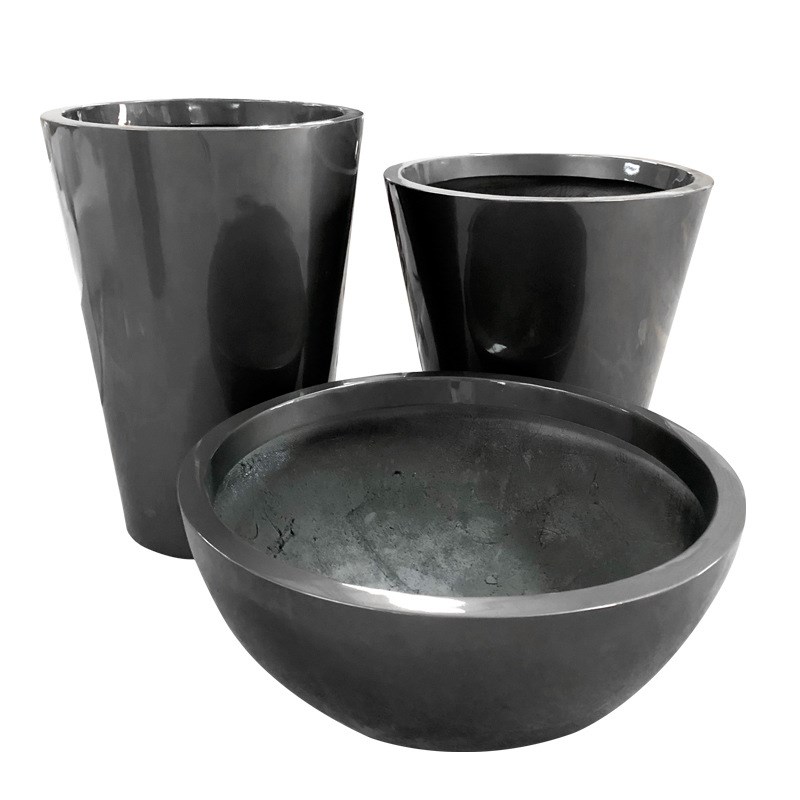 户外玻璃钢花盆组合商场艺术花坛景观花池圆形树池落地大花钵