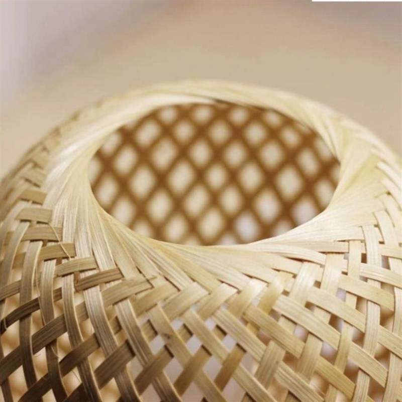 创意客栈床头灯网红浪漫温馨桌面装饰复古怀旧竹编灯书房民宿台灯