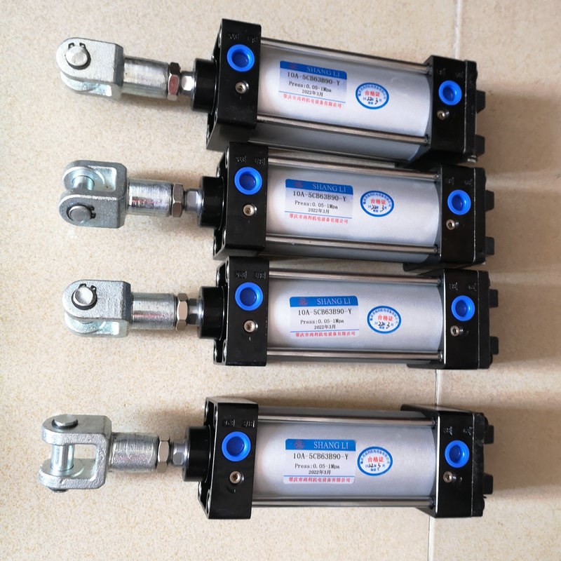 10A-5CB63B90-Y输送行业停止器双作用气缸带双耳座Y型接杆连接