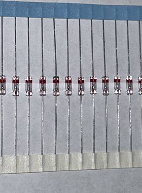1N270原装锗二极1N270 检波二极管单红环玻封大体积 DO-7全新直插