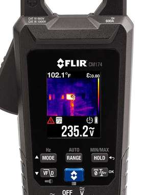 FLIR/菲力尔DM284红外热成像数字万用表CM174钳形功率计166钳形表