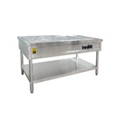 甄选保温售饭台商用不锈钢电加热保温快餐车自助餐保温炉摆摊恒温