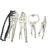 甄选英国ECLIPSE圆嘴大力钳尖嘴钳C型夹持钳子木工钳焊接省力钳子